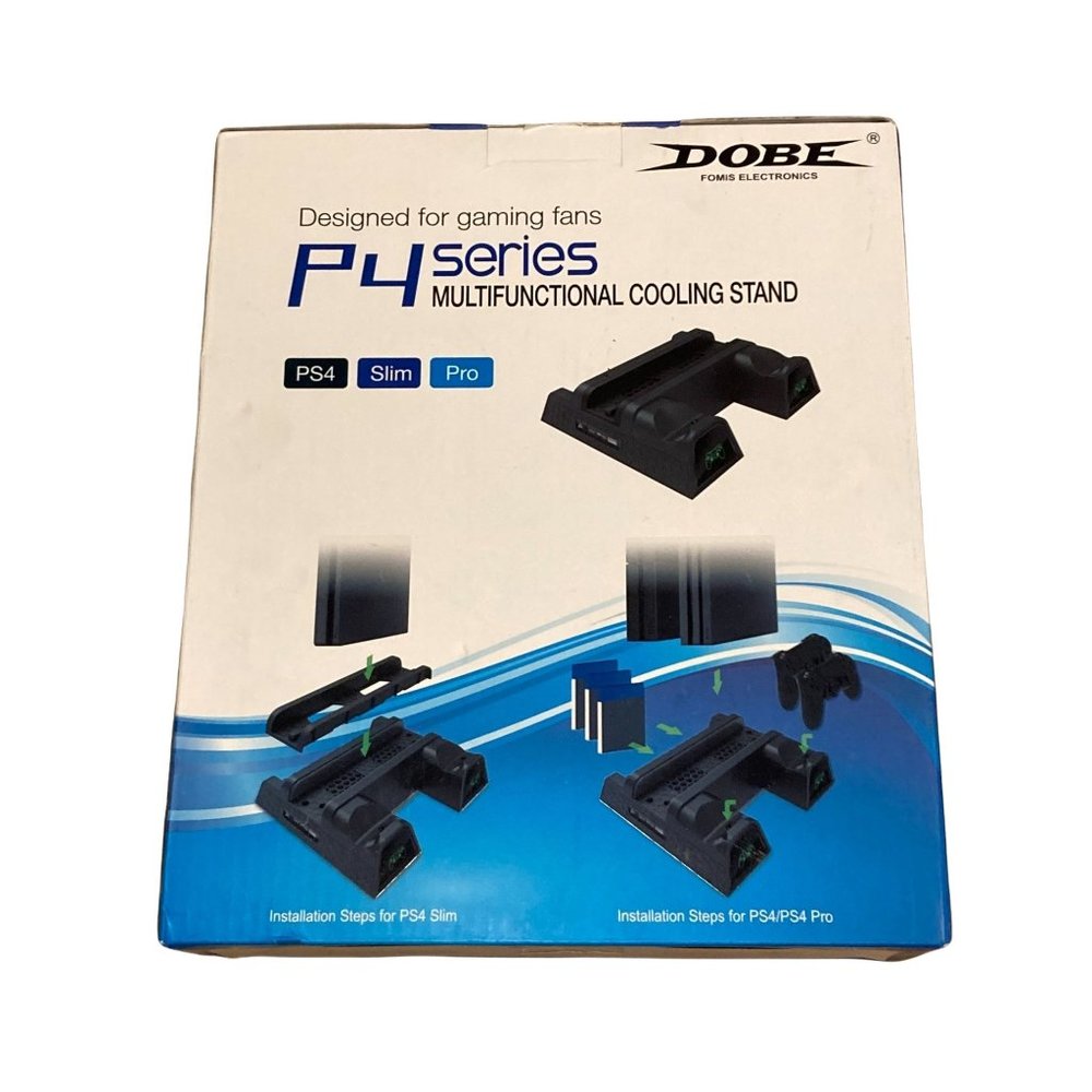 DOBE P4 Series Multifunctional Cooling Stand PS4 SLIM PRO 12 DISC GAMER GAMING